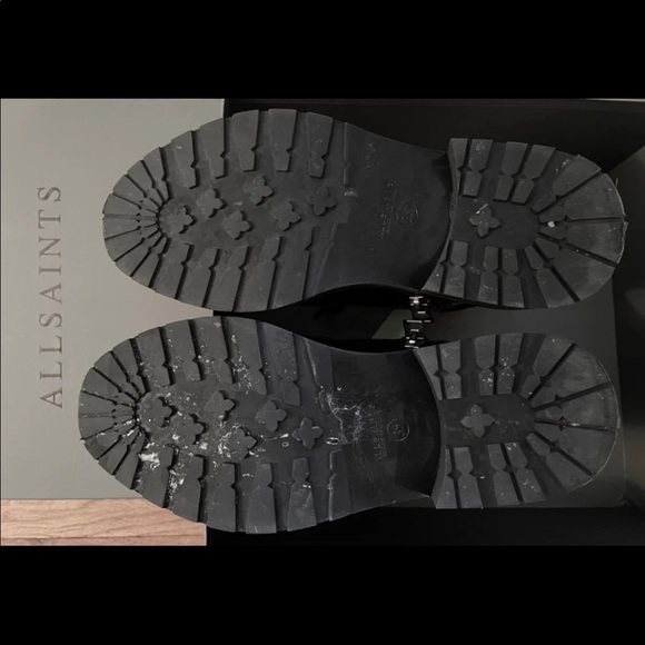 ALL SAINTS Donita Combat Boots - Picture 4 of 4